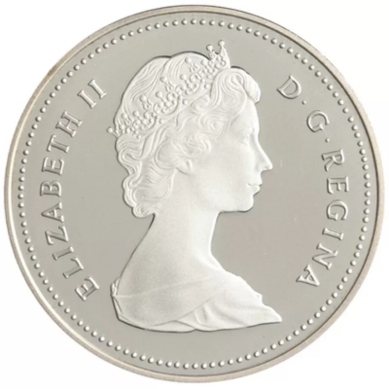1987 Canadian 7-Coin Proof Double Dollar Set ft $1 John Davis